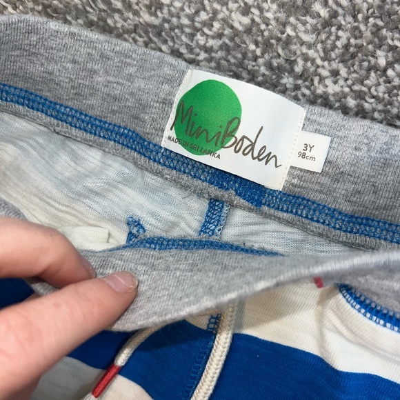 Mini Boden Boys Striped Shorts size 3years - Picture 5 of 9